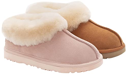 Ozwear Ugg Unisex Adult Classic Slipper, Chestnut, 9 US Women/8 US Men