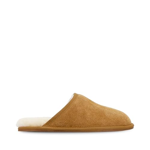 Grosby Men's Benny Slipper, Chestnut, UK 8/US 9