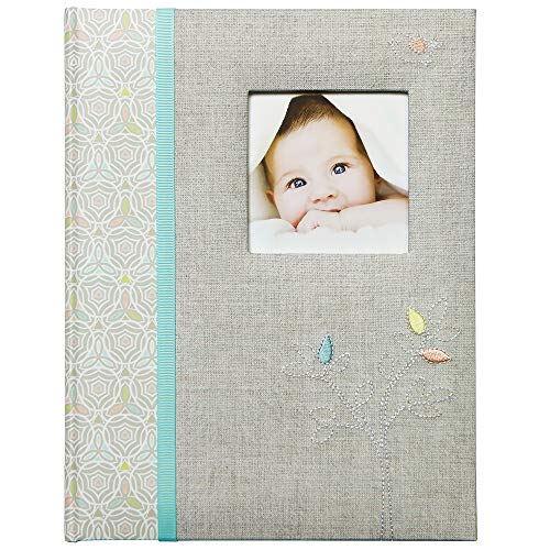 C.R. Gibson First 5 Years Memory Book, Record Memories and Milestones on 64 Beautifully Illustrated Pages - Linen Tree