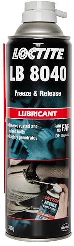 Loctite 8040 Freeze & Release Spray, 400ml - Fast Rust Penetration & Corrosion Protection, Ideal for Seized Metal Parts, 310g