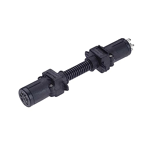 Narva 7 Pin Small Round Socket on Car to 6 Pin Small Round Plug On Trailer