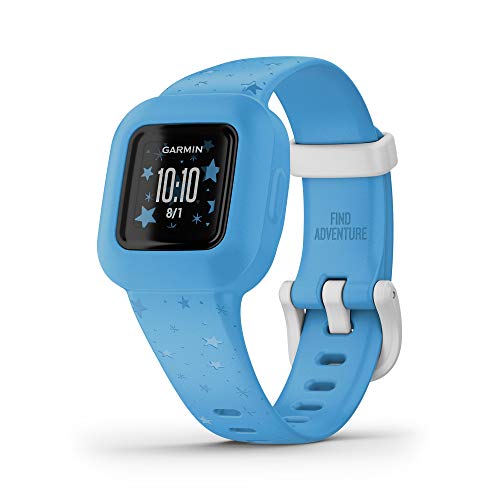 Garmin Vivofit Jr. 3, Kids Fitness/Activity Tracker, Blue Stars