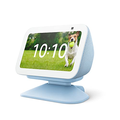 Echo Show 5 (3rd Gen) with Adjustable Stand with USB-C Charging Port | Cloud Blue
