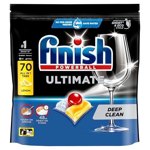 Finish Ultimate Dishwashing Tablets Lemon 70 Pack