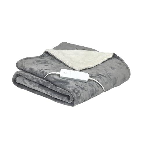 Cosy heated throw, Relaxation, Homedics Heated Throw Blanket - Grey