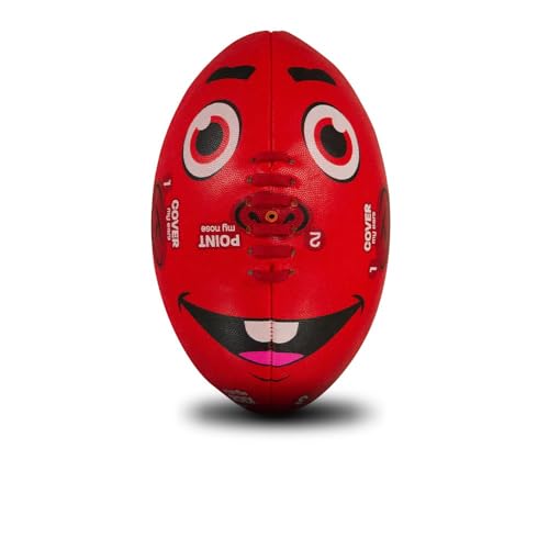 Sherrin Face Footys All Surface Football, Red, Size 2
