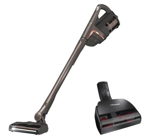 Miele Triflex HX2 Pro Cordless Stick Vacuum Cleaner and Triflex HX SEB Electro Comfort Pet Brush, in Infinity Grey Pearl and Black