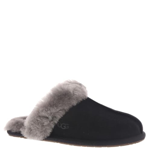 UGG Women's Scuffette Ii Slipper, Black Grey, 6 US