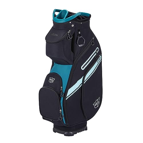 Wilson Staff Exo II Golf Carry Bag, Black/Teal