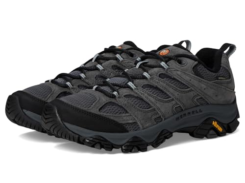 Merrell Men's Moab 3 Waterproof Hiking Shoe, Granite, 8