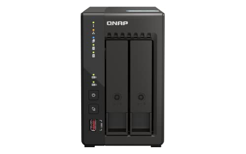 QNAP 2-Bay Intel Celeron J6412 4C 2.0 GHz Processor 8GB RAM NAS System