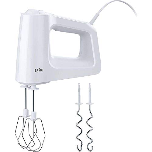 Braun HM 3000 Multimix 3 450-Watt 5-Speed Hand Mixer, 220 Volts (Not for USA - European Cord), White