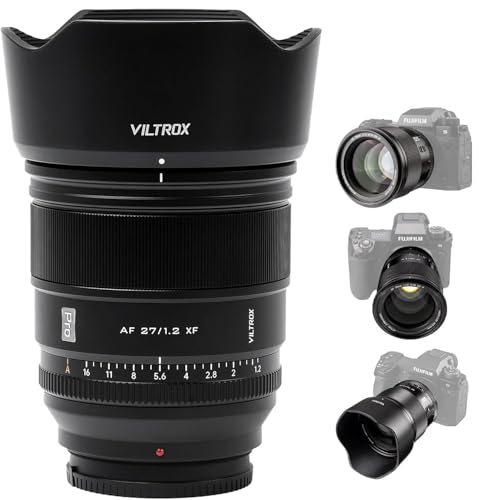 Viltrox 27mm F1.2 Pro Autofocus Lens, Compatible with Fuji X-Mount Mirrorless Cameras X-H2 X-T5 X-H2S X-S20 X-T4 X-S10 X-T200 X-T30 II X-H1 X-T3 X-T30 X-A7 X-Pro3 X-A7 X-E4 X-T2 X-Pro2