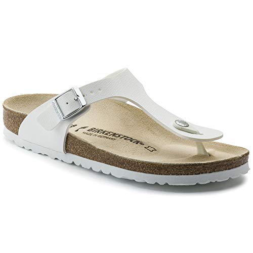 Birkenstock Gizeh Unisex Thong Sandals, EVA, White, 12 US W