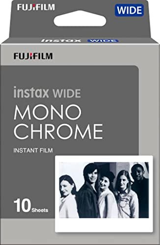Instax Fujifilm Wide Film, Monochrome 10 Pack