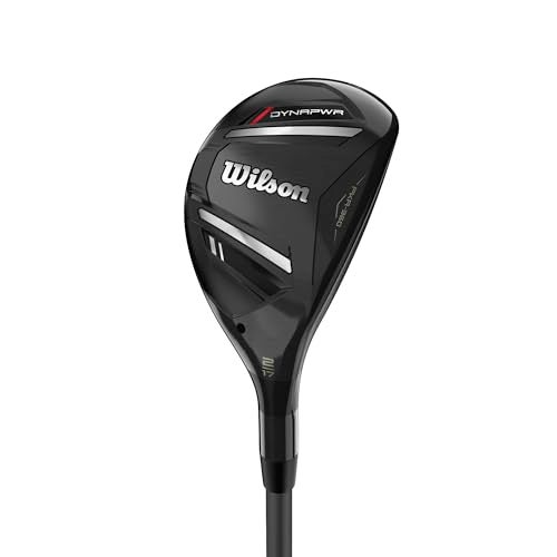 Wilson DYNAPWR Golf Hybrid 2 – Low Spin, Adjustable Loft, Right Handed Golf Clubs, S Flex