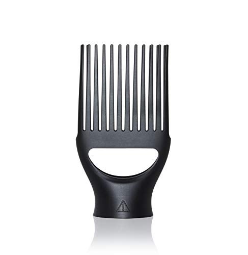 ghd Hairdryer Nozzle - Professional Comb Attachment for Textured Curly/Coily Locks, Compatible with Helios Only, Salon Finish Lift & Shape, Strengthened Tapered Teeth - Attach To Hair Dryer