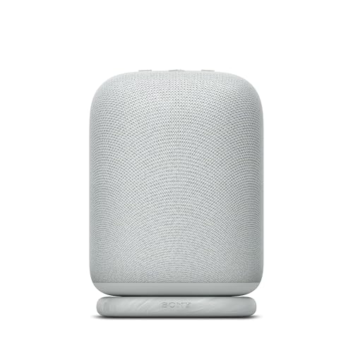 Sony LinkBuds Wireless Portable Bluetooth Speaker - Grey. Up to 25 Hours Battery-Life, with Charging Cradle. (SRSLS1H)