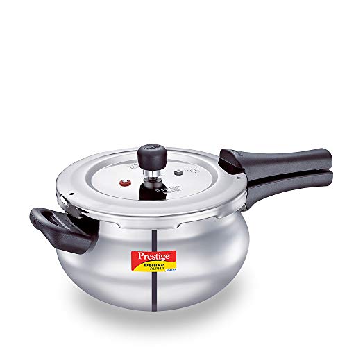 Prestige PRASV4.4 PRESSURE COOKER, 4.4 L Junior Handi, SILVER