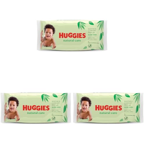Huggies New Natural Care Baby Wipes, 56 count, Pack of 168