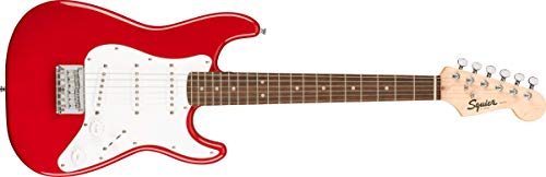 Fender Squier Mini Stratocaster Electric Guitar, Dakota Red, Laurel Fingerboard