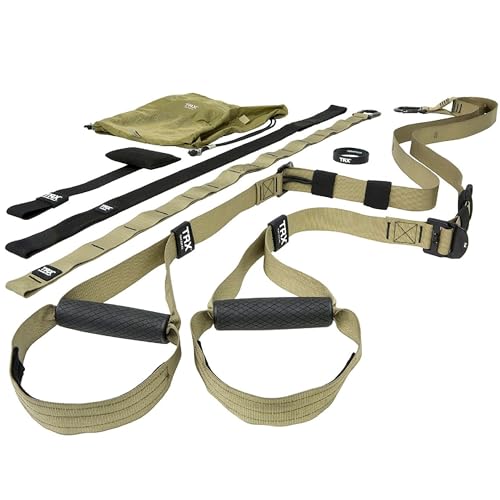 TRX Tactical Gym Suspension Trainer, Military Fitness Bands, Total-Body Workout
