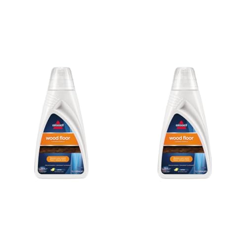 BISSELL Wood Floor Cleaning Formula For CrossWave & SpinWave (1Ltr) (Pack of 2)
