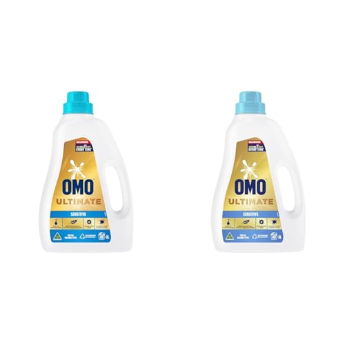 OMO Ultimate Sensitive Front & Top Loader Laundry Liquid 2 L (Pack of 2)