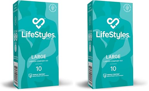 LifeStyles LifeStyles Large Condoms 10pk, (Pack of 2)