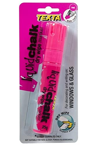 Texta Liquid Chalk Marker Dry Wipe Pink