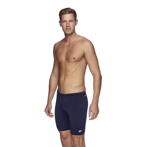 Speedo Men's V-Cut Jammer, Speedo Navy, 34