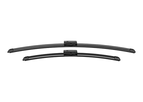 Genuine Bosch Wiper Blades AM310S - Flat Bar Design with Spoiler, 650mm & 475mm Compatible with Right-Hand Drive Vehicles