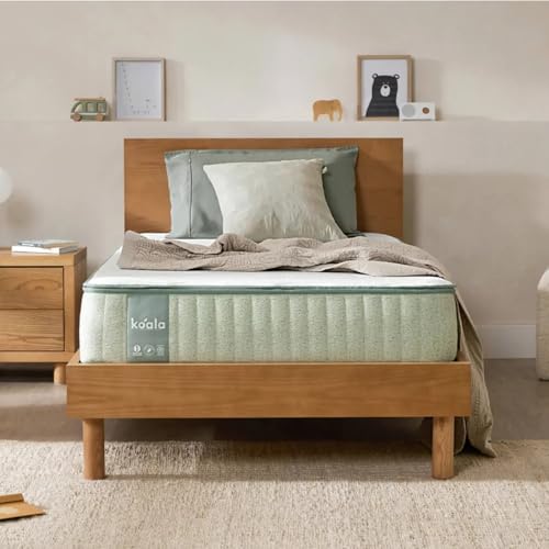 Koala Single Mattress, 25cm Thickness with 7cm Kloudcell Comfort Layer, 3-Zone Support and Carbon-Zero Tencel, Medium-Firm or Firm Bed, 10Yrs Warranty, Mattress in a Box