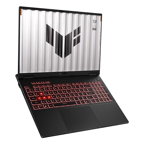 ASUS TUF Gaming A16 Gaming Laptop. 16" FHD+ Display. AMD Ryzen 9 8940HX Processor 2.4GHz (up to 5.3GHz). NVIDIA GeForce RTX 5070 Laptop GPU. DDR5 32GBRAM. 2TB PCIe SSD. Wi-Fi 6E. Win 11 Home.
