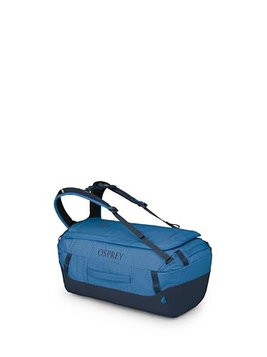 Osprey Transporter Travel Duffel Bag, Blue Flame/Nocturnal Blue, 40l