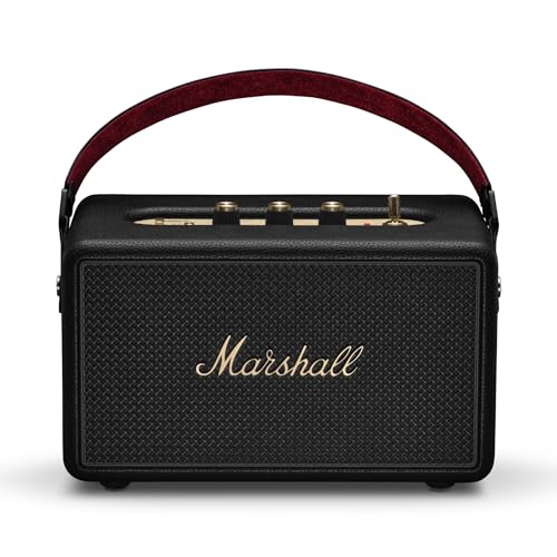 Marshall Kilburn III Portable Bluetooth Speaker - Black & Brass