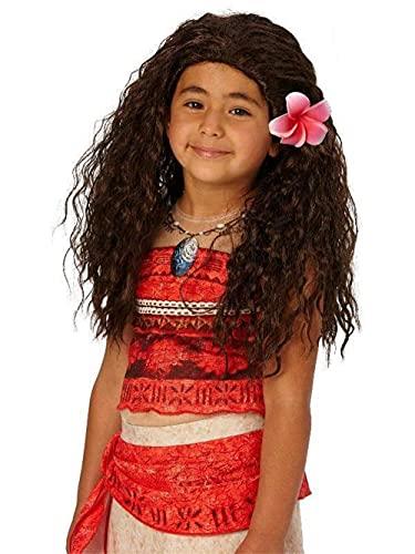 Rubie's Official Disney Moana Wig with Flower Costume Accessory