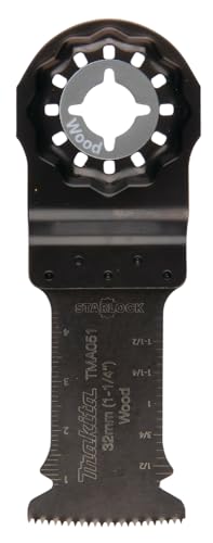 Makita STARLOCK Plunge Cut Saw Blade Multitool HCS 32mm x 18tpi - TMA051 B-64858