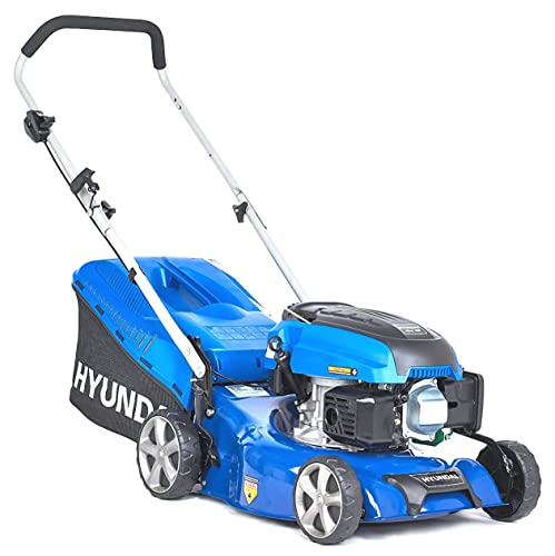 Hyundai Power Steel Deck 139cc 4 Stroke Petrol Lawn Mower, 420 mm Size