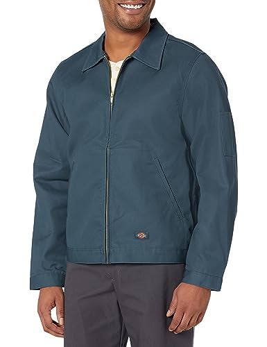 Dickies Men's Unlined Eisenhower Jacket, Airforce Blue, Medium