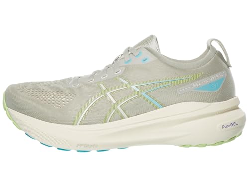 ASICS Men's Gel-Kayano 31 Running Shoes, White Sage/Birch, 10