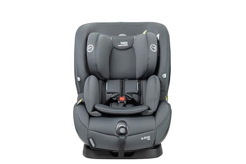 Britax Safe-n-Sound B-First Ifix Convertible Car Seat, Isofix Compatible, Advanced Side Impact Cushion Technology, Extended Rearward Facing, Charcoal (3661)