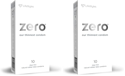 LifeStyles Zero Uber-Thin Condoms 20 Pack
