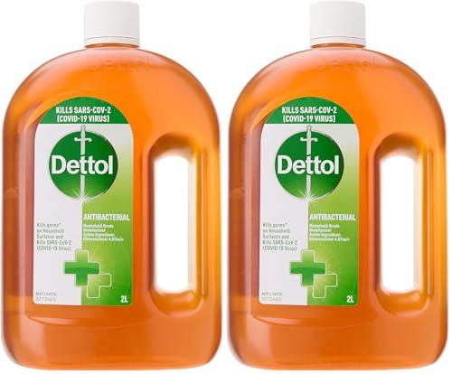 Dettol Antibacterial Household Grade Disinfectant 2L (Pack of 2)