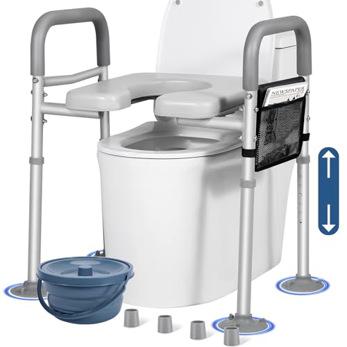 LOLLIDO Adjustable Toilet Seat Risers
