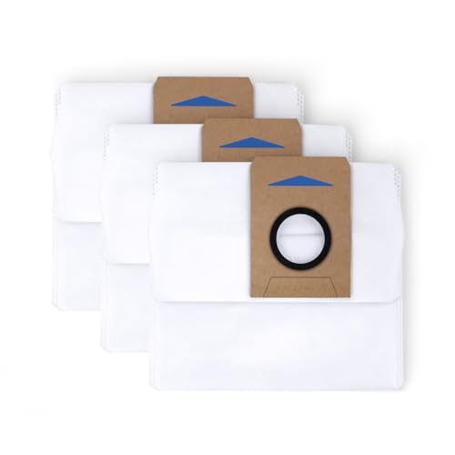 ECOVACS DEEBOT DDB030025 X5 Family/X2 Omni/T30s Pro Antibacterial Vacuum Cleaner Bags, 3L for All-in-One Omni Station, Pack of 3