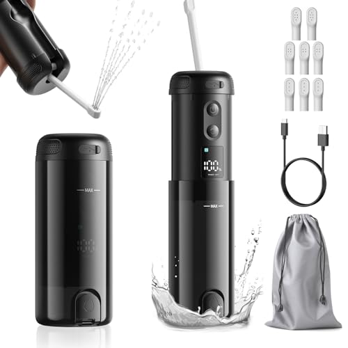 Portable Travel Bidet with 5 Sprayer Modes, Leak-Proof 250ml Tank, 2000mAh Rechargeable Battery, IP67 Waterproof, Handheld Bidet Sprayer for Women & Men Hygiene Care