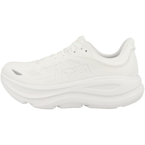 HOKA Women's Bondi 9 Sneaker, White/White, 8