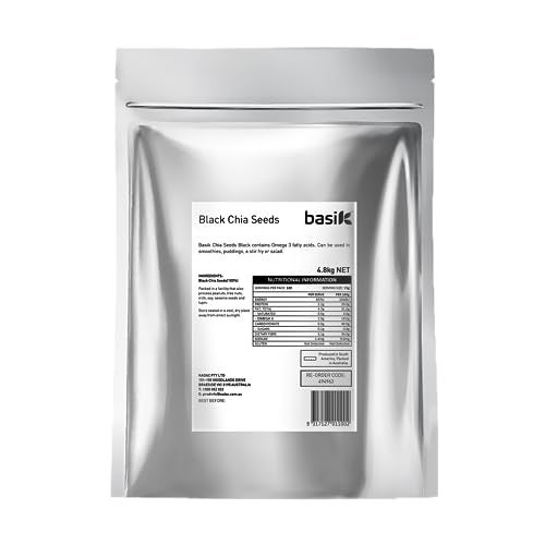 Basik Black Chia Seeds, 4.8kg