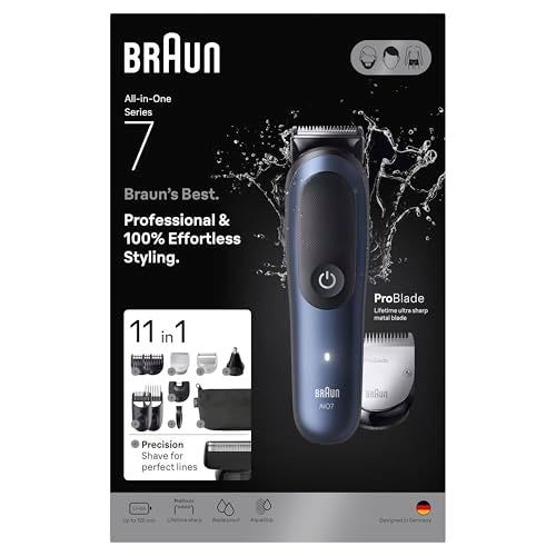 Braun AIO7540 All-in-One Series 7 Beard Trimmer with 11in1 Grooming Kit